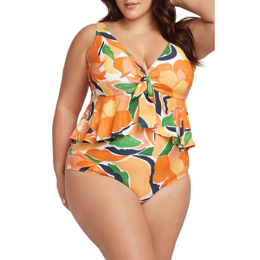 🆕 ARTESANDS De L'Hortus Chagall Ruffle One Piece Swimsuit 18+ - Picture 1 of 8